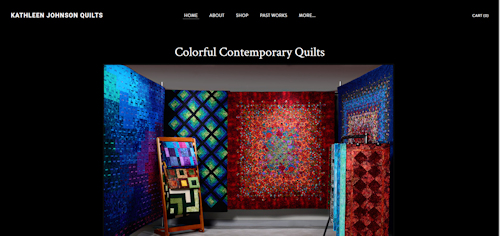 Home page of Kathleen Johnson Quilts